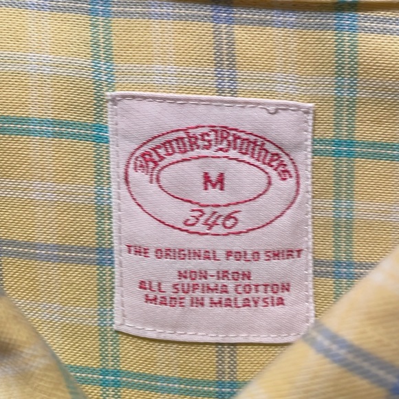 Brooks Brothers 346 Button Down Shirt Size M - Picture 4 of 5